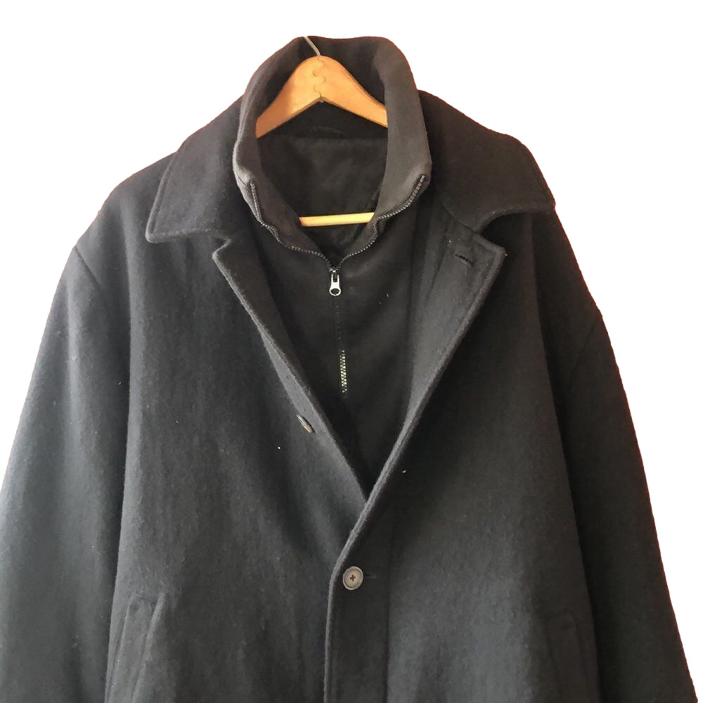 LAUREN RALPH LAUREN Men's Wool Blend Coat 58R Big Man's Coat. Used Warm Coat